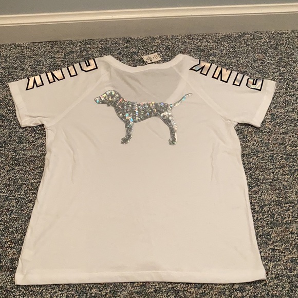PINK Victoria's Secret Tops - PINK Victoria’s Secret Dog T-Shirt
